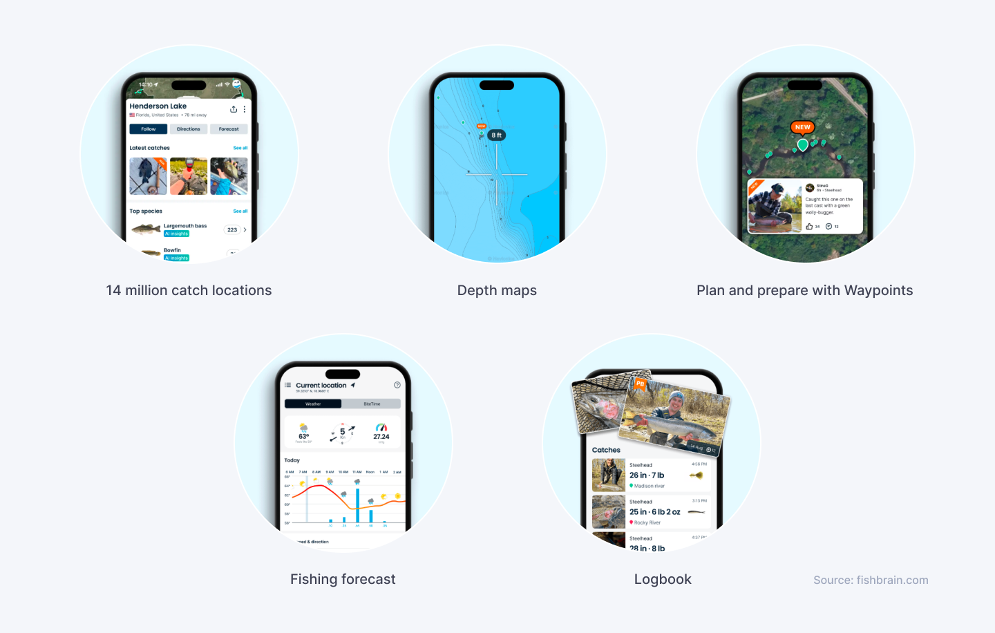 Fishbrain's features